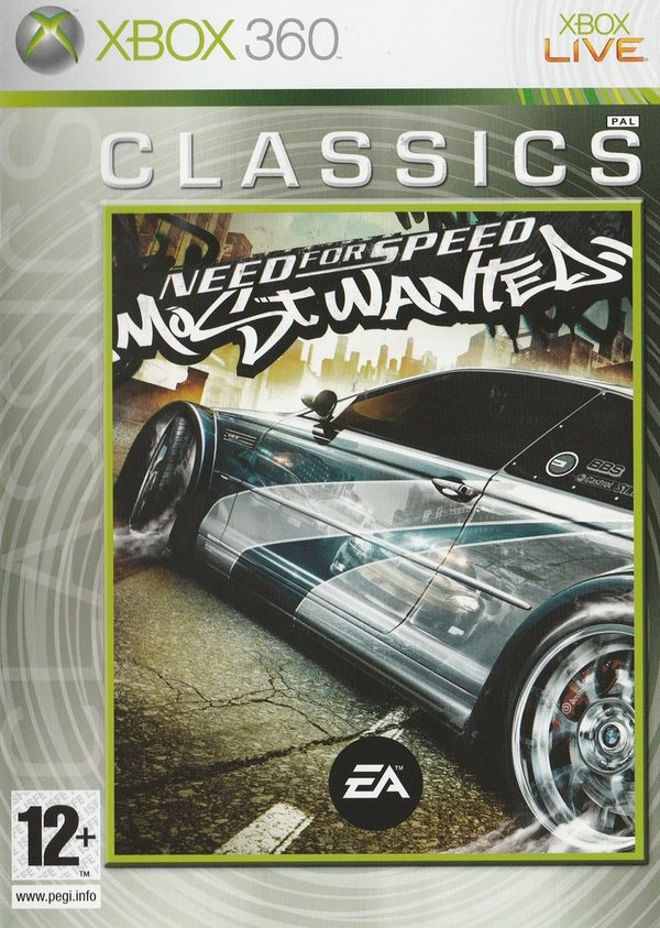 Need for Speed Most Wanted Classics, ( PEGI ), Xbox 360