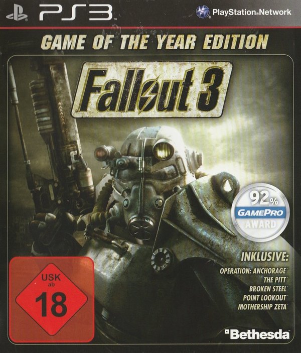 Fallout 3  Game of the Year Edition, PS3