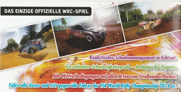 WRC FIA World Rally Championship, Nintendo 3DS