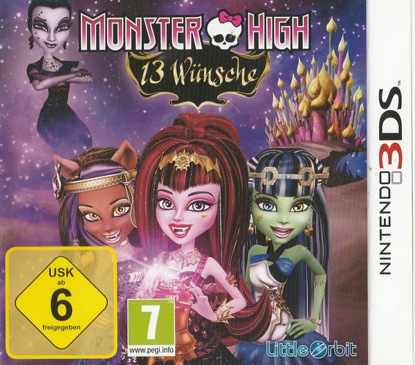Monster High 13 Wünsche, Nintendo 3DS