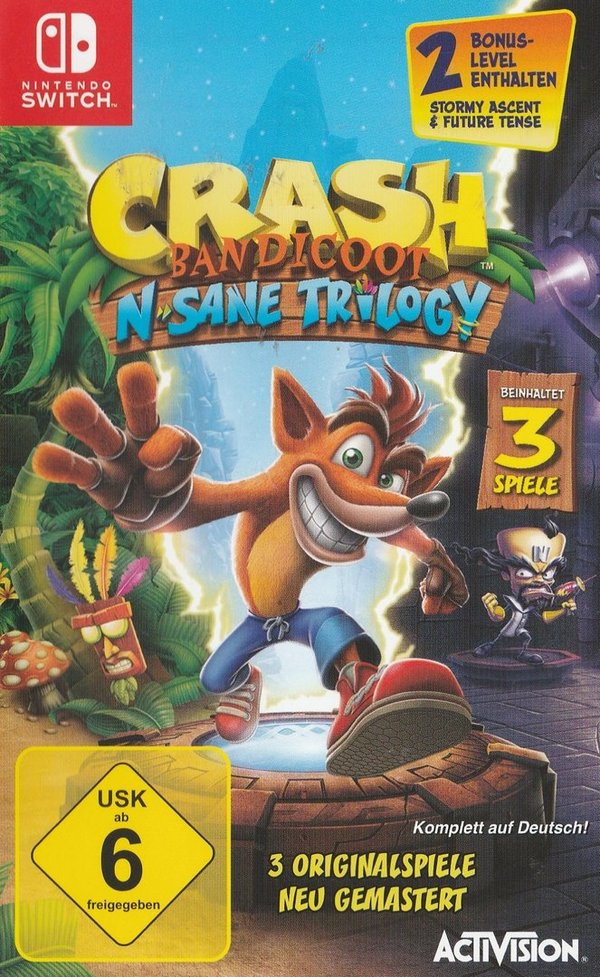 Crash Bandicoot N.Sane Trilogy, Nintendo Switch