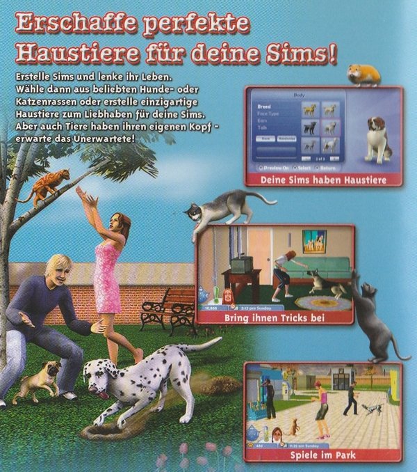Die Sims 2 Haustiere, PSP