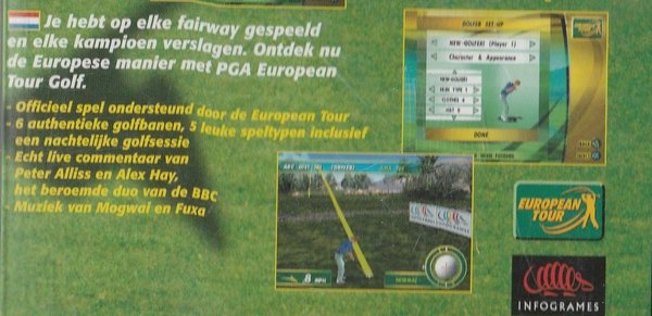 PGA European Tour Golf, PS1