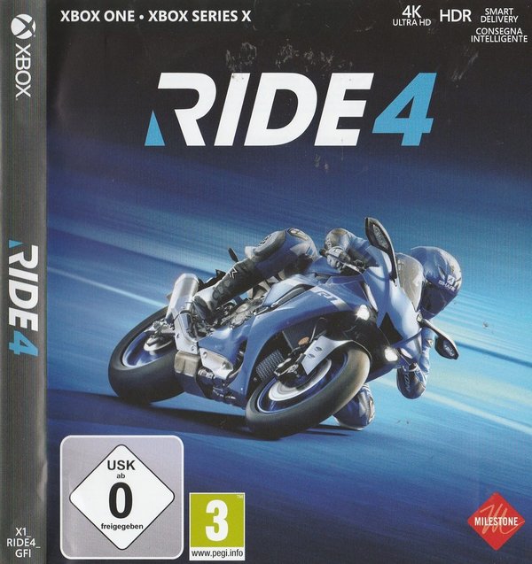 Ride 4, XBox One, XBox Serie X