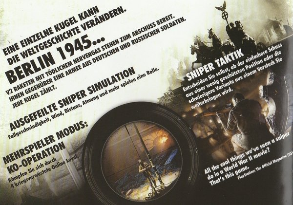 Sniper Elite V2, PS3