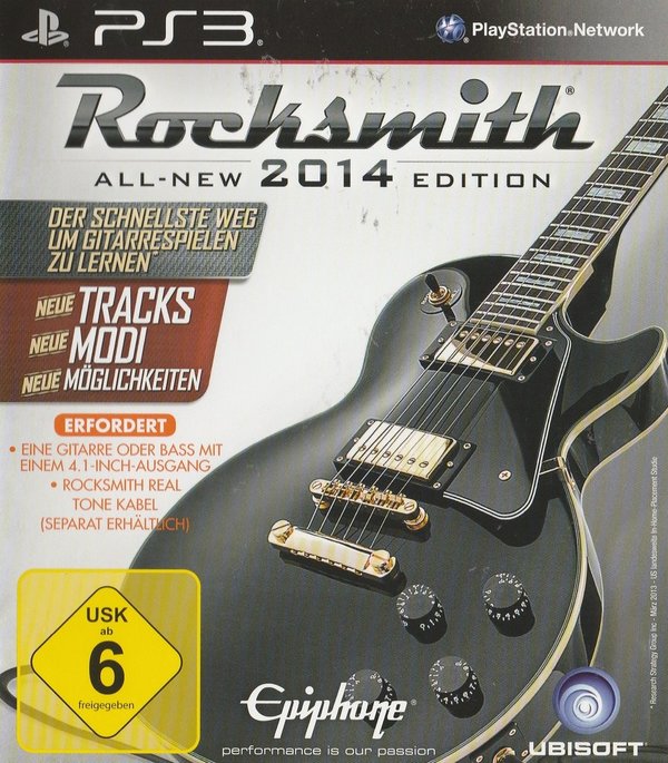 Rocksmith 2014 Edition, PS3