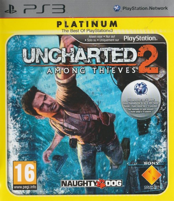 Uncharted 2  Among Thieves, Platinum , ( PEGI ), PS3