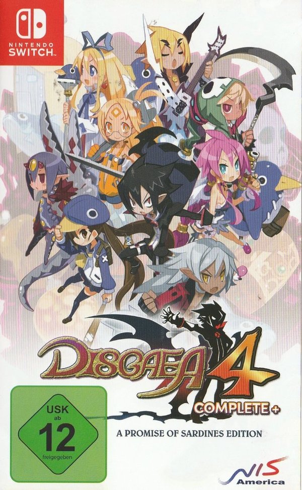Disgaea 4 Complete+ A Promise of Sardines Edition, Nintendo Switch