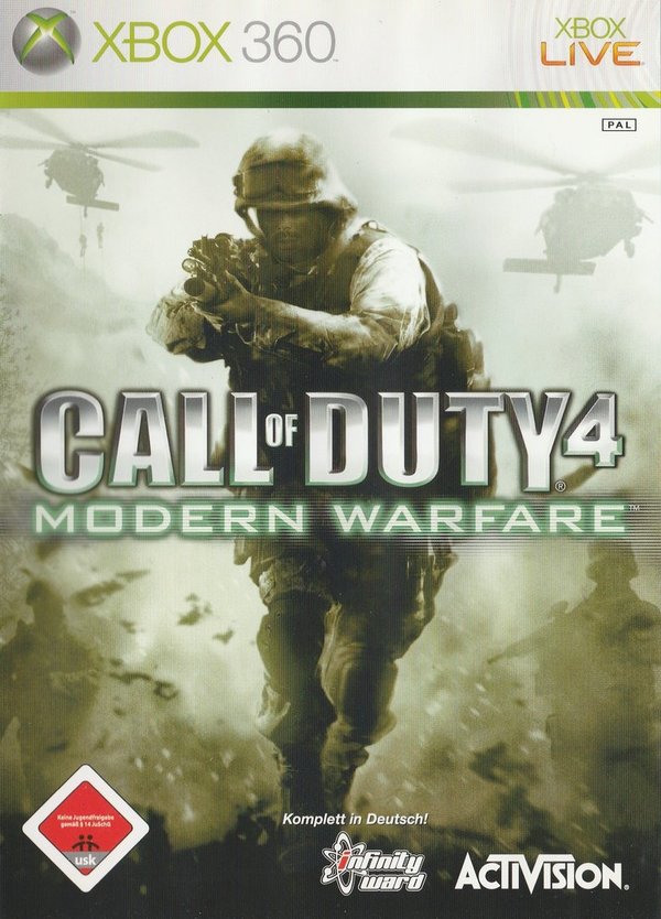 Call of Duty 4, Modern Warfare, XBox 360