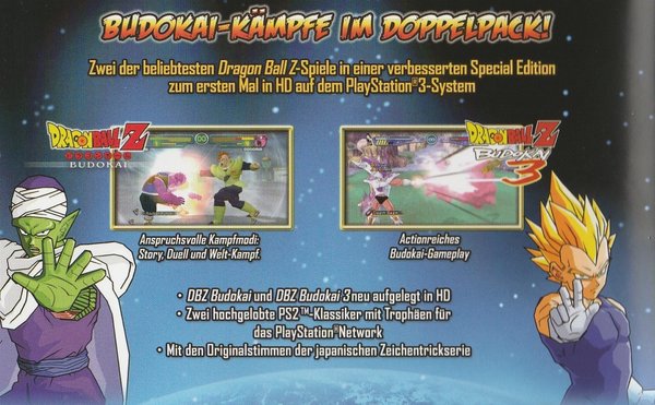 Dragonball Z Budokai HD Collection, PS3
