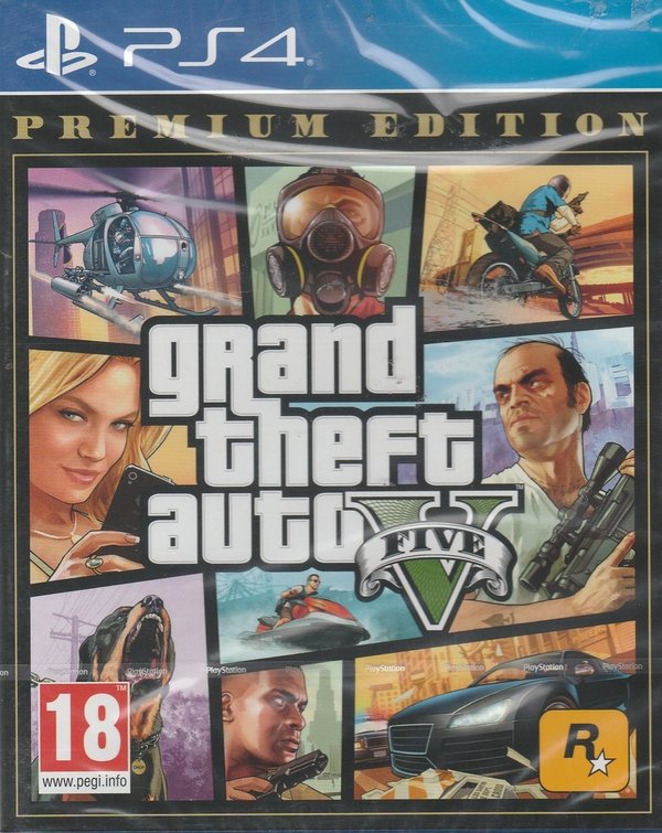 Grand Theft Auto V Premium Edition, ( PEGI ), PS4