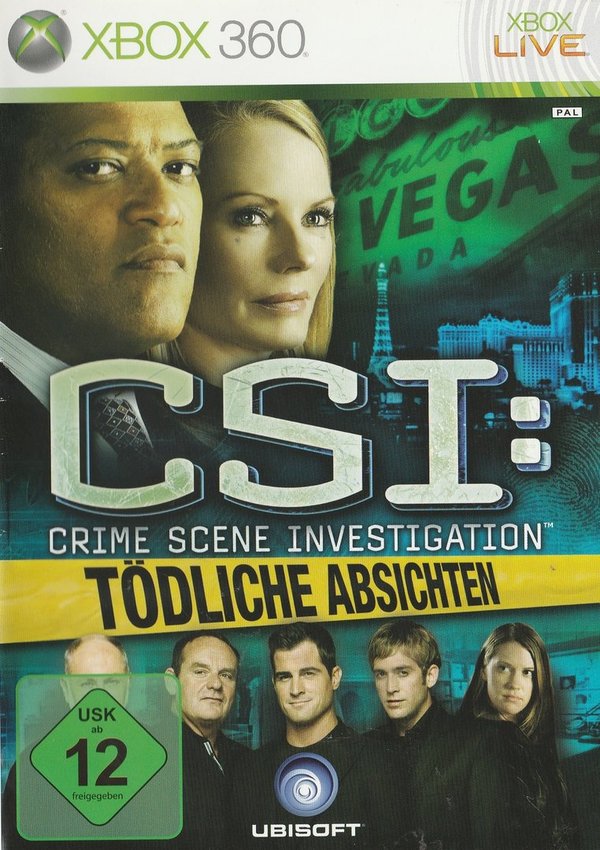 CSI: Crime Scene Investigation Tödliche Absichten, XBox 360