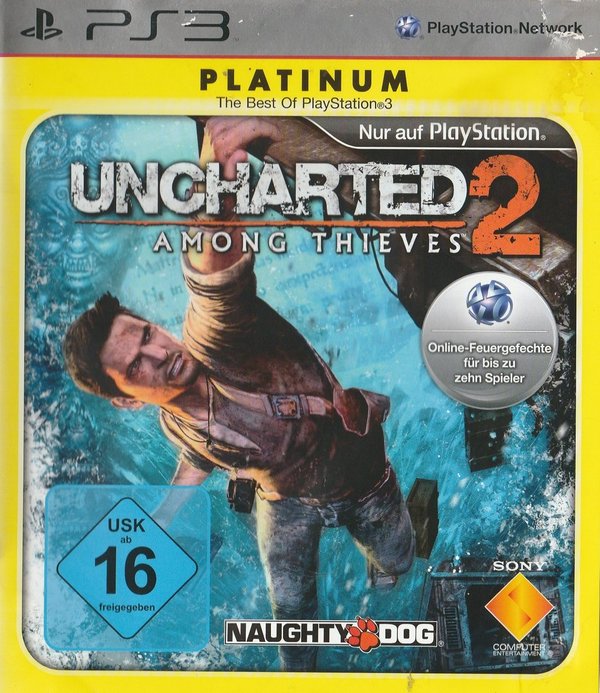 Uncharted 2 Among Thieves, Platinum, PS3