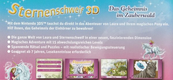 Sternenschweif 3D Das Geheimnis im Zauberwald, Nintendo 3DS