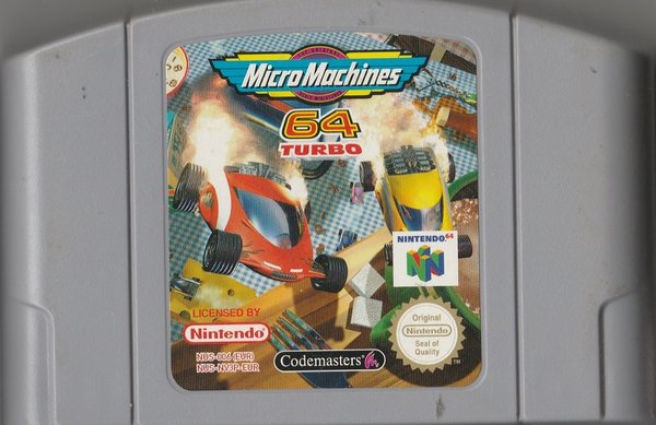 Micro Machines 64 Turbo, Nintendo 64, PAL