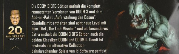 Doom 3 BFG Edition, PS3