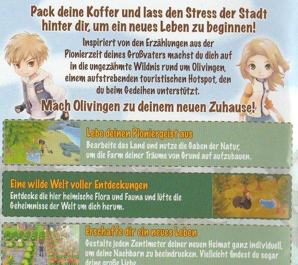 Story of Seasons Pioneers of Olive Town, Nintendo Switch