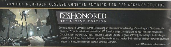Dishonored Complete Collection, PS4