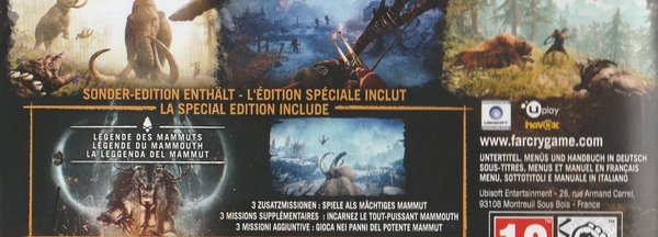 Far Cry Primal, Spezial Edition, ( PEGI ), PS4