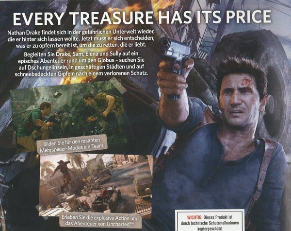 Uncharted 4 A Thief's End, PlayStation Hits, PS4