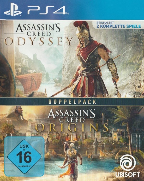 Assassin's Creed Odyssey Assassin's Creed Origins, DOPPELPACK, PS4