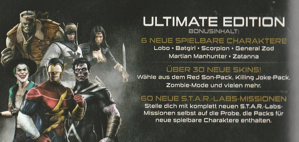 Injustice Ultimate Edition, XBox 360