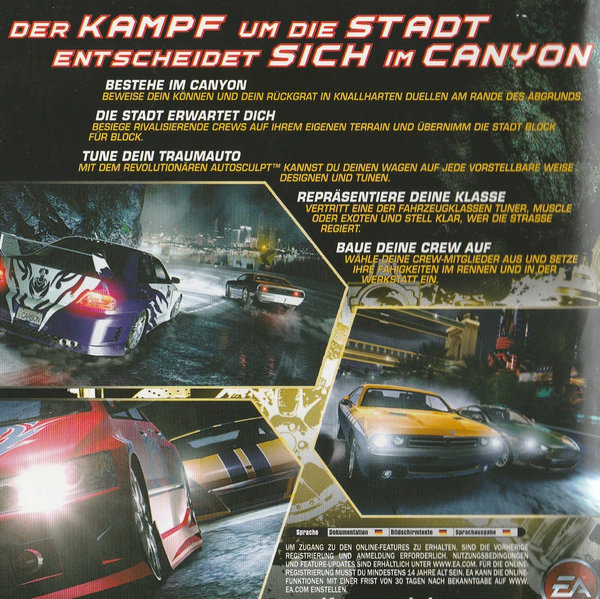 Need for Speed Carbon, Bestseller, Classics, XBox 360