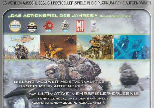 Call of Duty Modern Warfare 2 Platinum, PS3