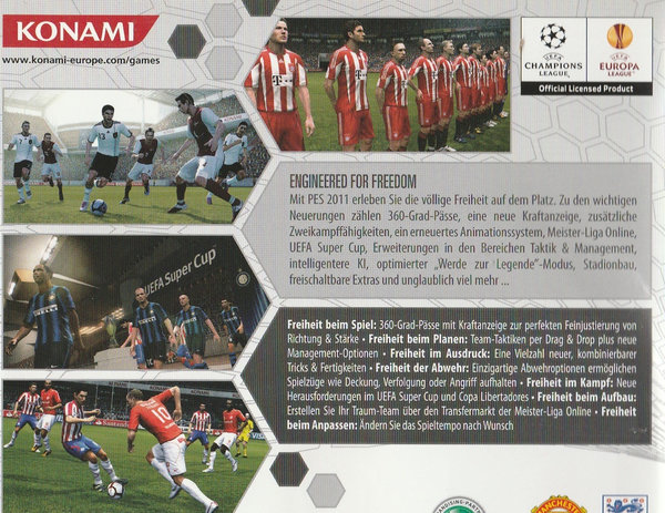 PES 2011, Pro Evolution Soccer, Classics, XBox 360