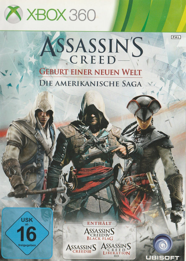 Assassin's Creed,Geburt einer neuen Welt, Die Amerikanische Saga, XBox 360