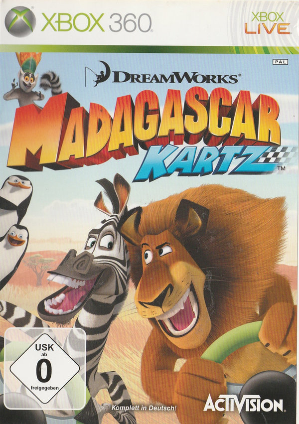 Madagascar Kartz, XBox 360
