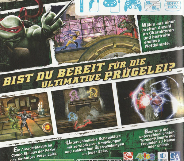 Teenage Mutant Ninja Turtles Smash-Up, Nintendo Wii
