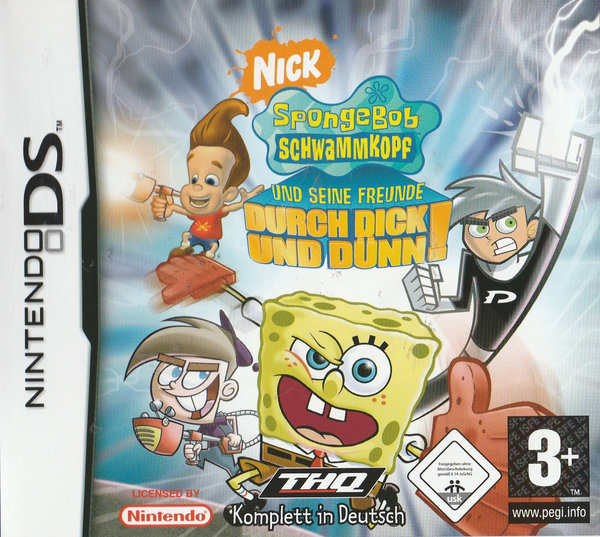 SpongeBob Schwammkopf und seine Freunde Durch dick und dünn!, Nintendo DS