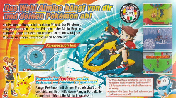 Pokémon Ranger Finsternis über Almia, Nintendo DS