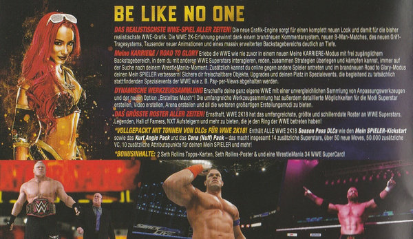 WWE 2K18 WrestleMania Edition, PS4